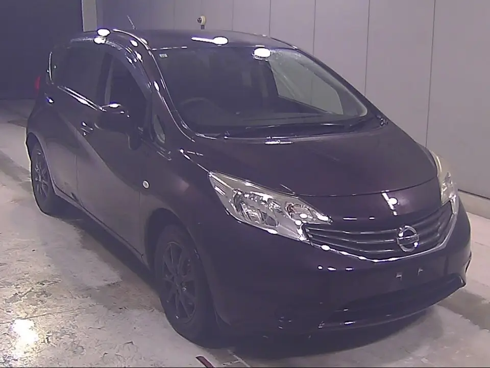 2014 Nissan Note X Emergency Brake Package - photo 1 2014 Nissan Note X Emergency Brake Package Brown Van for sale, Japanese used car export - photo 1 of 7 | GULJI TRADERS