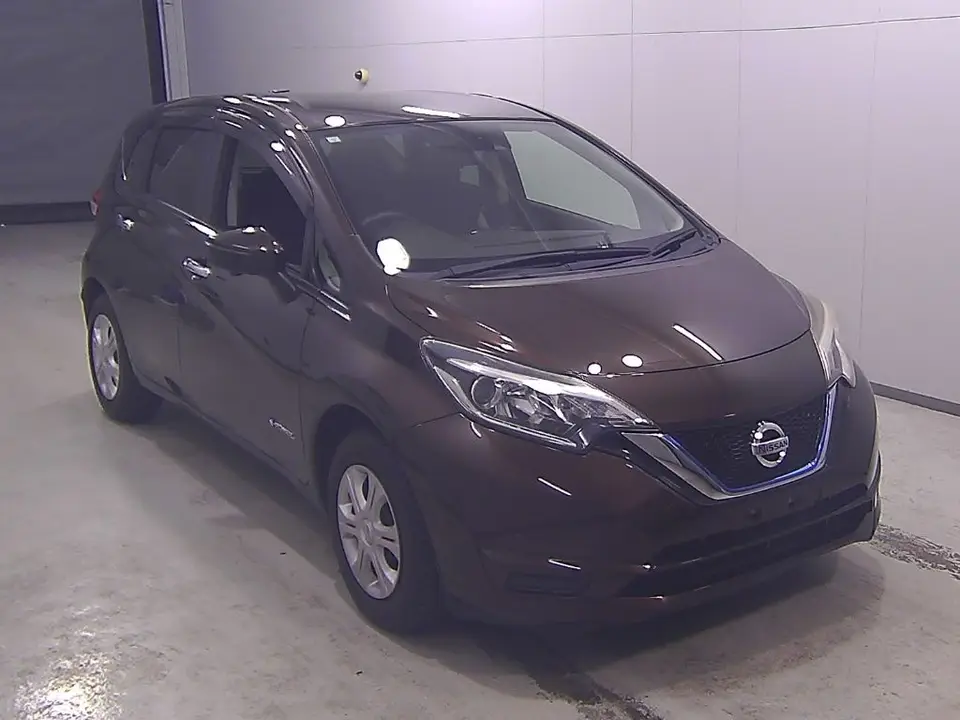 2017 Nissan Note e-POWER X Brown Van for sale, Japanese used car export - photo 1 of 12 | GULJI TRADERS