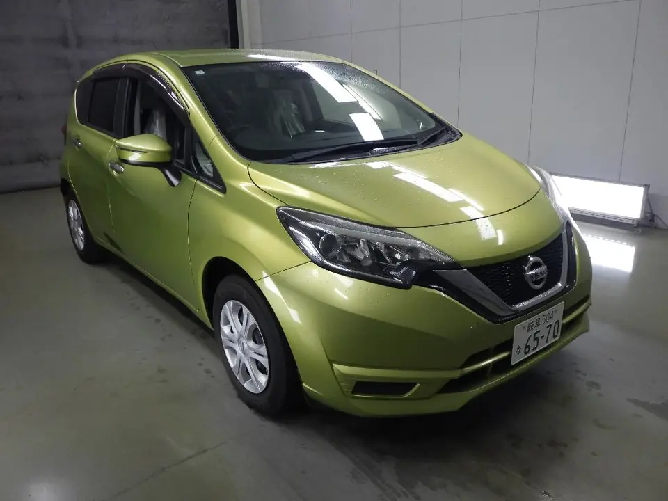 2017 Nissan Note X - photo 1 2017 Nissan Note X Green Van for sale, Japanese used car export - photo 1 of 7 | GULJI TRADERS
