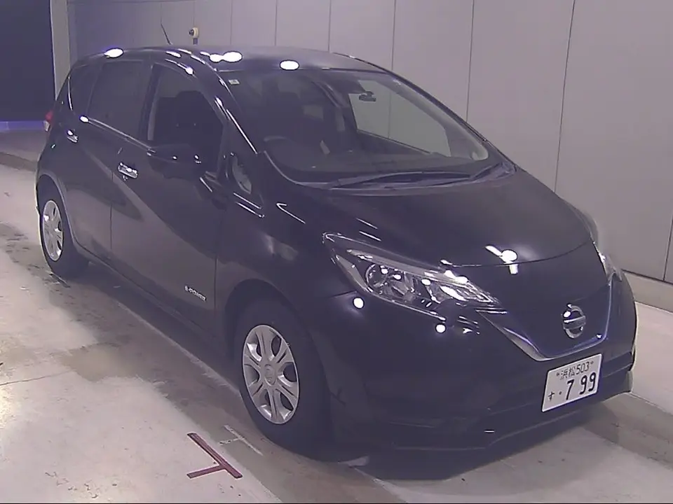 2017 Nissan Note e-POWER X Black Van for sale, Japanese used car export - photo 1 of 7 | GULJI TRADERS