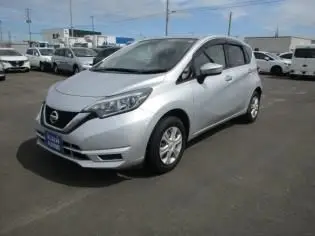 2018 Nissan Note X FOUR/4WD - photo 1 2018 Nissan Note X FOUR/4WD Silver Van for sale, Japanese used car export - photo 1 of 8 | GULJI TRADERS