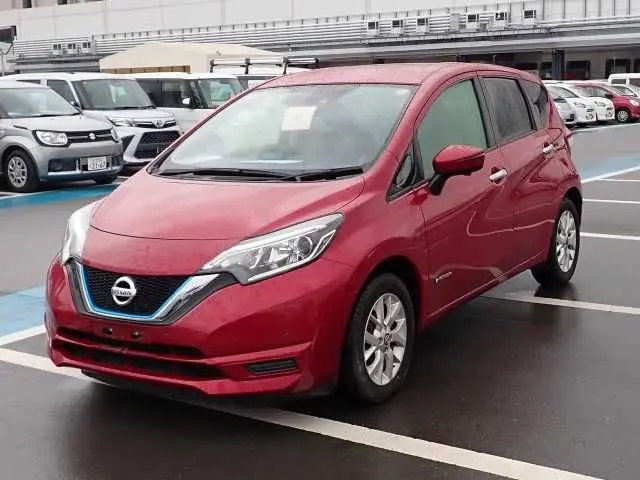 2020 Nissan Note e-POWER X V Selection - photo 1 2020 Nissan Note e-POWER X V Selection Red Van for sale, Japanese used car export - photo 1 of 10 | GULJI TRADERS