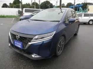2021 Nissan Note X - photo 1 2021 Nissan Note X Blue Van for sale, Japanese used car export - photo 1 of 8 | GULJI TRADERS