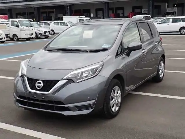2021 Nissan Note X Gray Van for sale, Japanese used car export - photo 1 of 9 | GULJI TRADERS