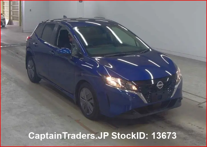 2023 Nissan Note - photo 1 2023 Nissan Note Blue Van for sale, Japanese used car export - photo 1 of 23 | GULJI TRADERS