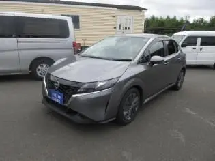 2023 Nissan Note X - photo 1 2023 Nissan Note X Gray Van for sale, Japanese used car export - photo 1 of 8 | GULJI TRADERS