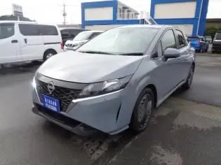 2023 Nissan Note X - photo 1 2023 Nissan Note X Gray Van for sale, Japanese used car export - photo 1 of 8 | GULJI TRADERS
