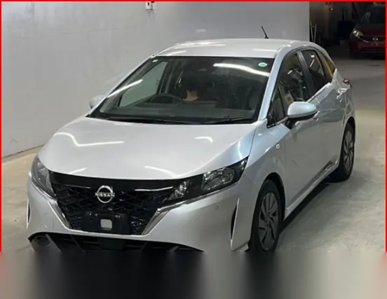 2022 Nissan Note Push Start E-power S Silver Sedan for sale, Japanese used car export | GULJI TRADERS