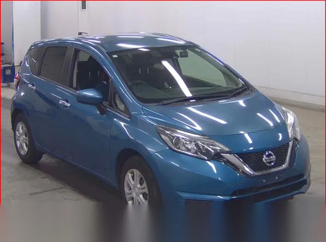 2017 Nissan Note Push Start X Dig-s Blue Van for sale, Japanese used car export | GULJI TRADERS