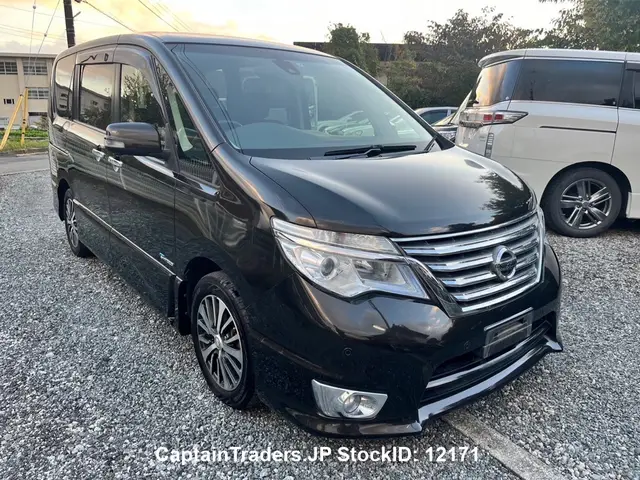 2015 Nissan Serena - photo 1 2015 Nissan Serena Brown Van for sale, Japanese used car export | GULJI TRADERS