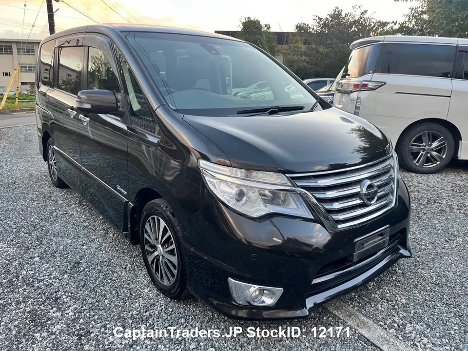 2015 Nissan Serena Brown Van for sale, Japanese used car export | GULJI TRADERS