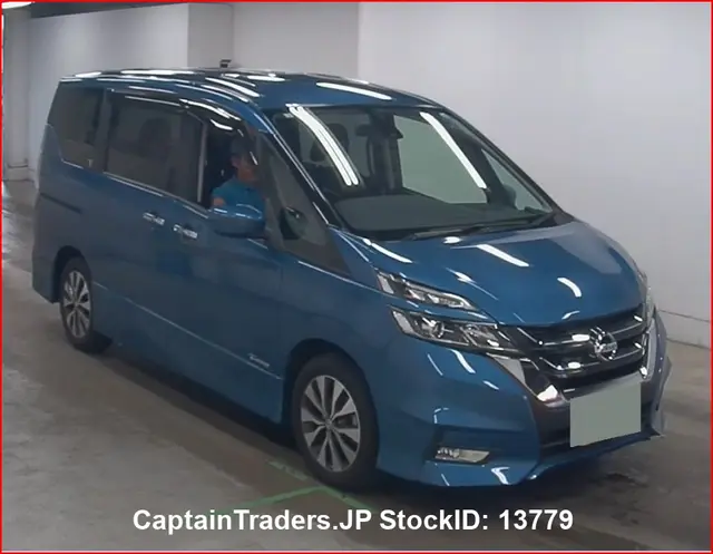 2017 Nissan Serena BLUE Van for sale, Japanese used car export | GULJI TRADERS