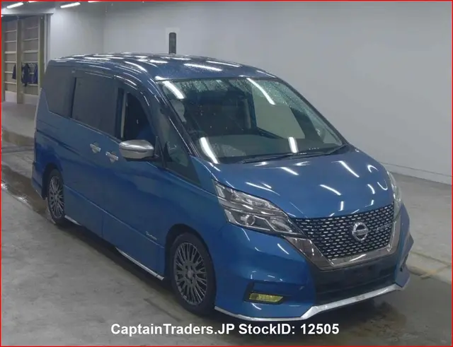2018 Nissan Serena - photo 1 2018 Nissan Serena Blue Van for sale, Japanese used car export | GULJI TRADERS