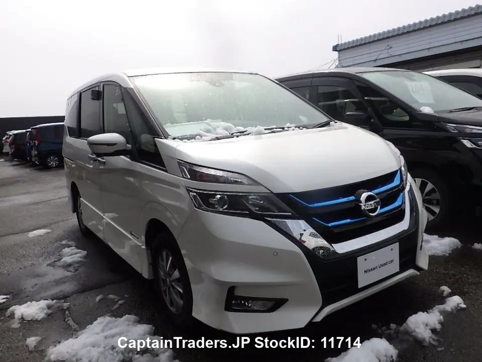 2019 Nissan Serena - photo 1 2019 Nissan Serena Pearl white Van for sale, Japanese used car export | GULJI TRADERS