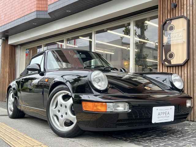 1992 Porsche 911 Cabriolet - photo 1 1992 Porsche 911 Cabriolet Black Coupe for sale, Japanese used car export | GULJI TRADERS