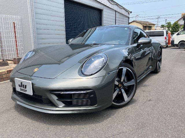 2021 Porsche 911 Carrera Sport Design Package Sunroof Green Coupe for sale, Japanese used car export | GULJI TRADERS