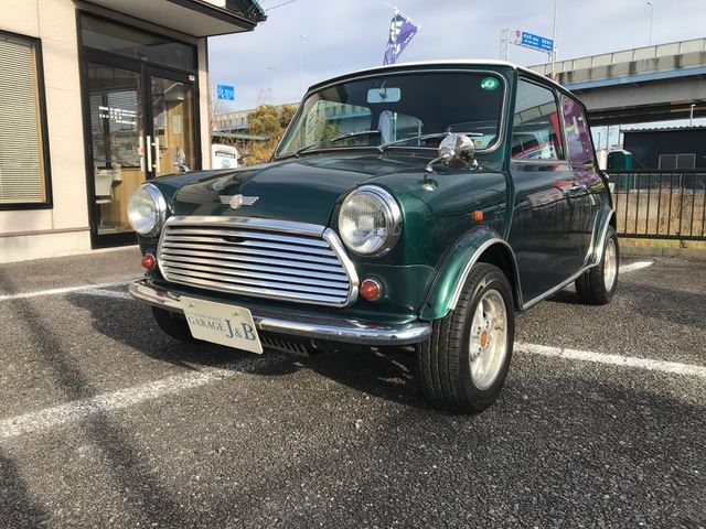 1991 Rover Mini Cooper 1.3 SU Twin Carburetor, Center Meter Green Sedan for sale, Japanese used car export | GULJI TRADERS