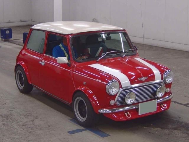 1995 Rover Mini Cooper 1.3i Red Sedan for sale, Japanese used car export - photo 1 of 5 | GULJI TRADERS