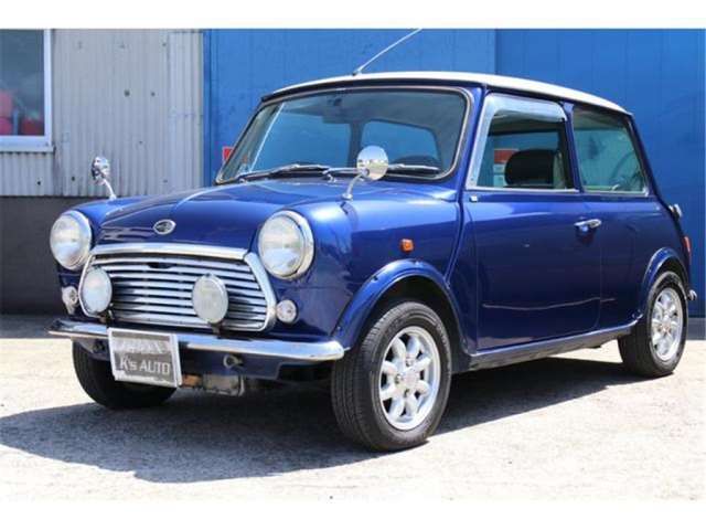 1997 Rover Mini Cooper White Roof Black Blue Sedan for sale, Japanese used car export | GULJI TRADERS