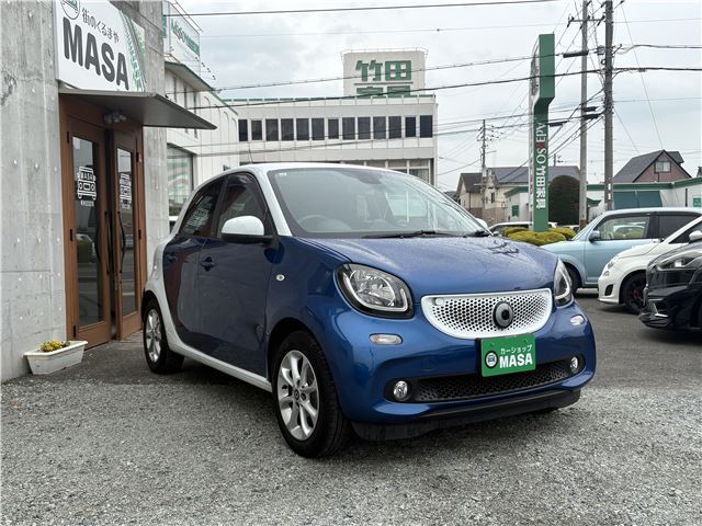 2015 Smart ForFour passion - photo 1 2015 Smart ForFour passion Blue Sedan for sale, Japanese used car export - photo 1 of 32 | GULJI TRADERS