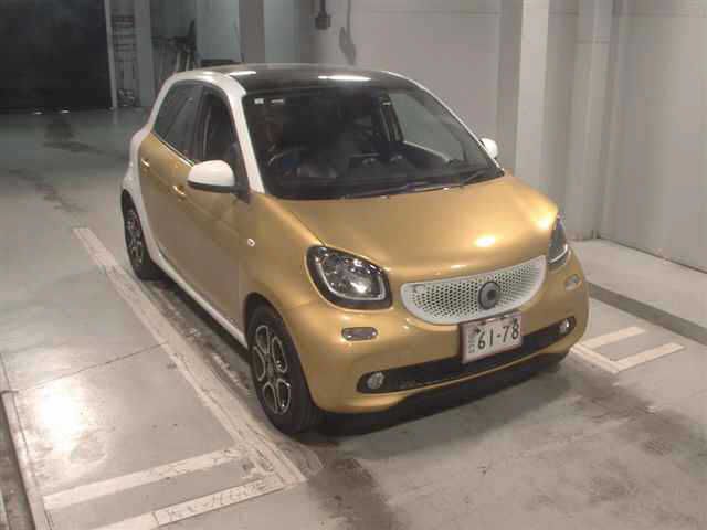 2017 Smart ForFour Prime Yellow Sedan for sale, Japanese used car export | GULJI TRADERS