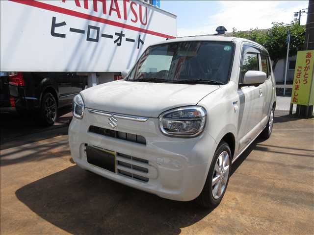 2024 Suzuki Alto HYBRID X - photo 1 2024 Suzuki Alto HYBRID X White Sedan for sale, Japanese used car export | GULJI TRADERS