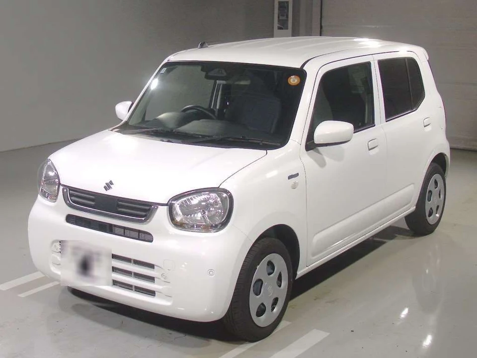 2025 Suzuki Alto Hybrid S White Sedan for sale, Japanese used car export - photo 1 of 2 | GULJI TRADERS