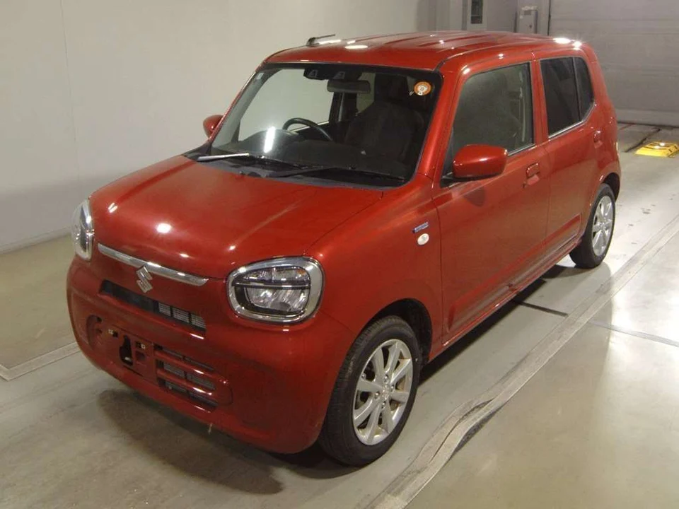 2025 Suzuki Alto Hybrid X - photo 1 2025 Suzuki Alto Hybrid X Red Sedan for sale, Japanese used car export - photo 1 of 2 | GULJI TRADERS