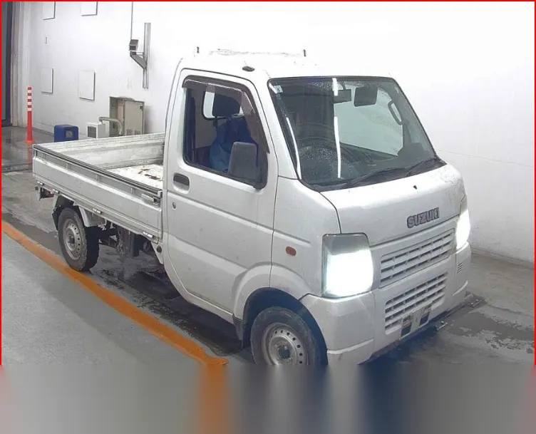 2003 Suzuki Carry Truck White Truck for sale, Japanese used car export - photo 1 of 8 | GULJI TRADERS
