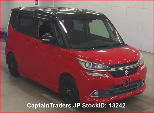 2017 Suzuki Solio Bandit - photo 1 2017 Suzuki Solio Bandit Red Van for sale, Japanese used car export | GULJI TRADERS