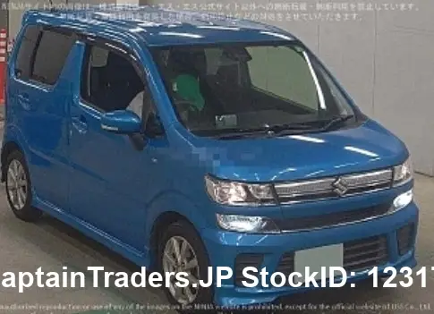2018 Suzuki Wagon R - photo 1 2018 Suzuki Wagon R BLUE Van for sale, Japanese used car export | GULJI TRADERS