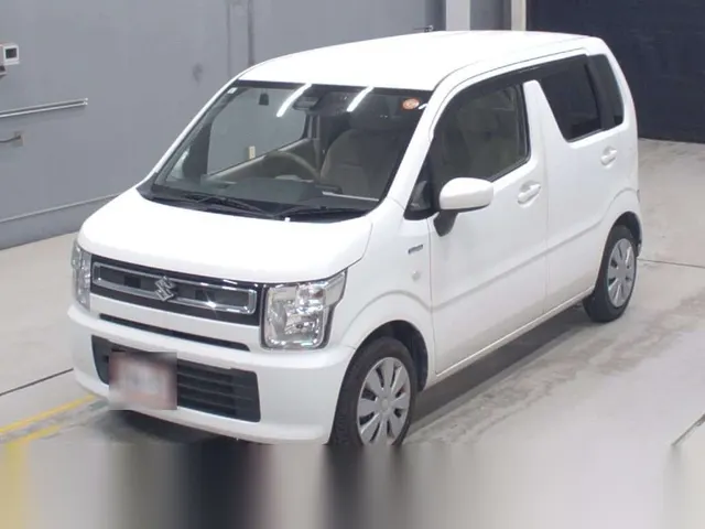 2019 Suzuki Wagon R Push Start Hybrid Fx White Van for sale, Japanese used car export | GULJI TRADERS