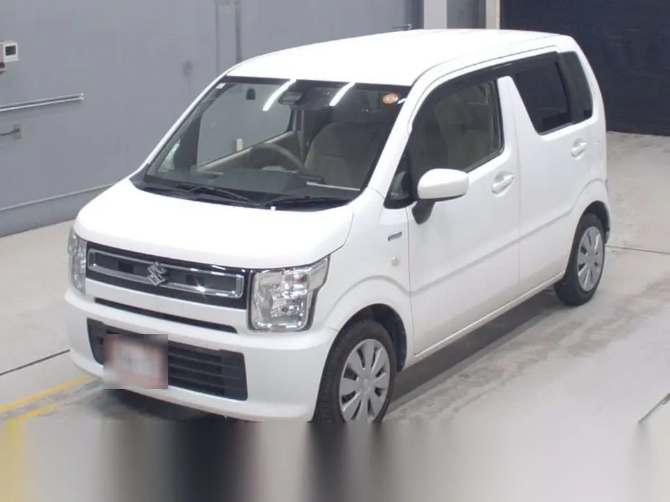 2019 Suzuki Wagon R Push Start Hybrid Fx White Van for sale, Japanese used car export - photo 1 of 14 | GULJI TRADERS