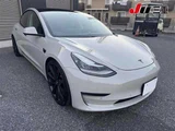 2019 Tesla Model 3 Performance lowering Brown Sedan for sale, Japanese used car export - photo 1 of 12 | GULJI TRADERS