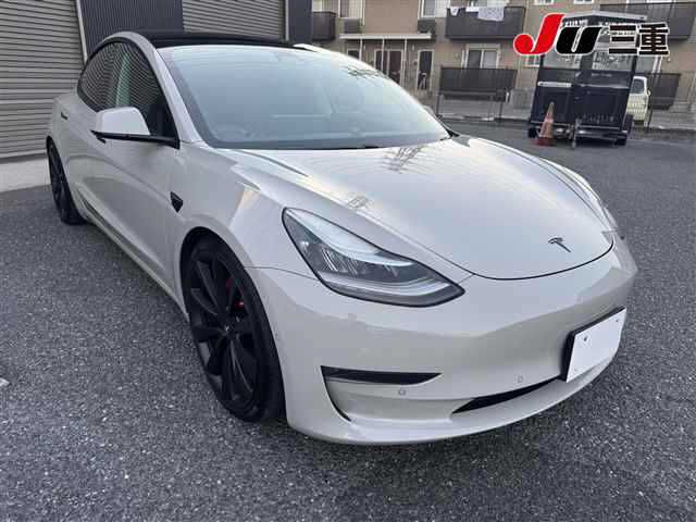 2019 Tesla Model 3 Performance lowering Brown Sedan for sale, Japanese used car export | GULJI TRADERS