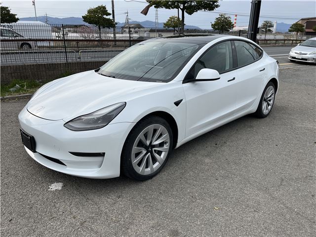 2021 Tesla Model 3 Long Range - photo 1 2021 Tesla Model 3 Long Range White Sedan for sale, Japanese used car export | GULJI TRADERS