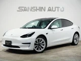 2021 Tesla Model 3 Long range 4WD White Sedan for sale, Japanese used car export - photo 1 of 23 | GULJI TRADERS
