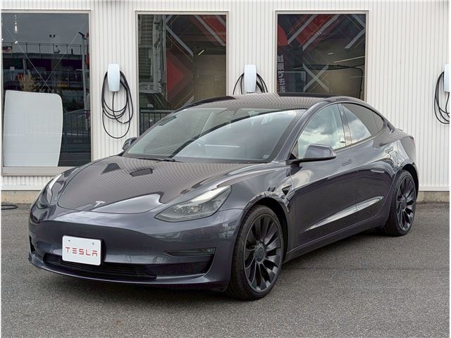 2021 Tesla Model 3 Performance 4WD - photo 1 2021 Tesla Model 3 Performance 4WD Gray Sedan for sale, Japanese used car export | GULJI TRADERS