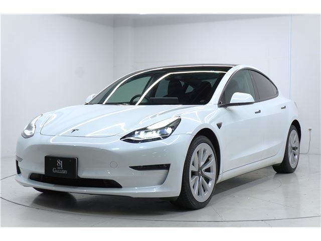 2021 Tesla Model 3 Dual motor AWD long range - photo 1 2021 Tesla Model 3 Dual motor AWD long range Pearl Sedan for sale, Japanese used car export | GULJI TRADERS