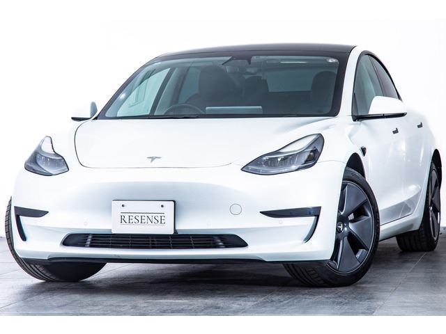 2021 Tesla Model 3 Standard Range Plus White Sedan for sale, Japanese used car export | GULJI TRADERS