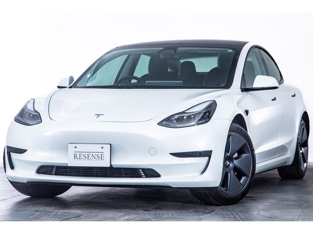 2021 Tesla Model 3 Standard Range Plus White Sedan for sale, Japanese used car export | GULJI TRADERS
