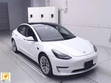 2021 Tesla Model 3 Model 3 Long Range 4WD White Sedan for sale, Japanese used car export - photo 1 of 10 | GULJI TRADERS