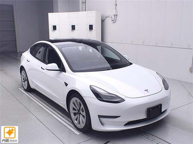 2021 Tesla Model 3 Model 3 Long Range 4WD - photo 1 2021 Tesla Model 3 Model 3 Long Range 4WD White Sedan for sale, Japanese used car export | GULJI TRADERS