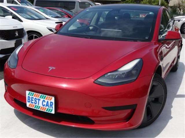 2021 Tesla Model 3 Standard Range Plus - photo 1 2021 Tesla Model 3 Standard Range Plus Red Sedan for sale, Japanese used car export - photo 1 of 47 | GULJI TRADERS