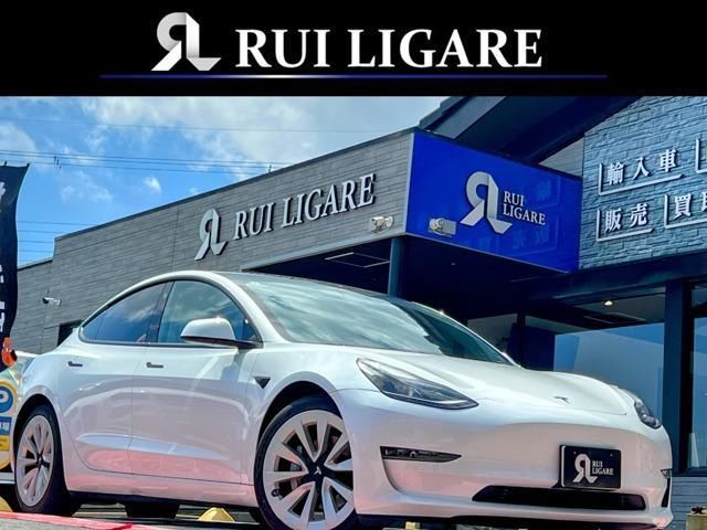 2021 Tesla Model 3 Long range White Sedan for sale, Japanese used car export | GULJI TRADERS