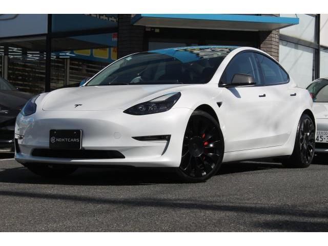 2021 Tesla Model 3 performance Pearl Sedan for sale, Japanese used car export - photo 1 of 9 | GULJI TRADERS