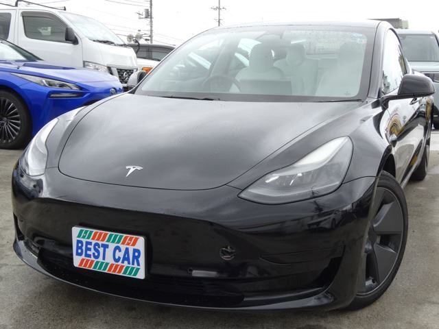 2022 Tesla Model 3 Base grade Black Sedan for sale, Japanese used car export - photo 1 of 52 | GULJI TRADERS