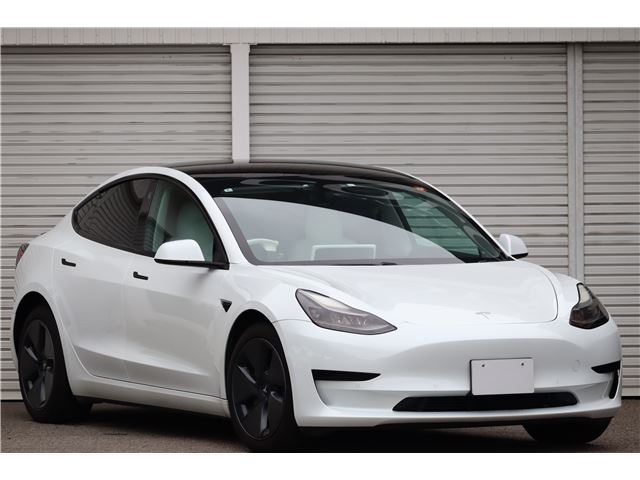 2022 Tesla Model 3 Model 3 RWD White Sedan for sale, Japanese used car export - photo 1 of 46 | GULJI TRADERS