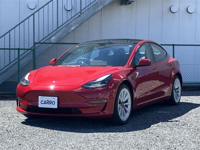 2022 Tesla Model 3 LONG RANGE - photo 1 2022 Tesla Model 3 LONG RANGE Red Sedan for sale, Japanese used car export | GULJI TRADERS