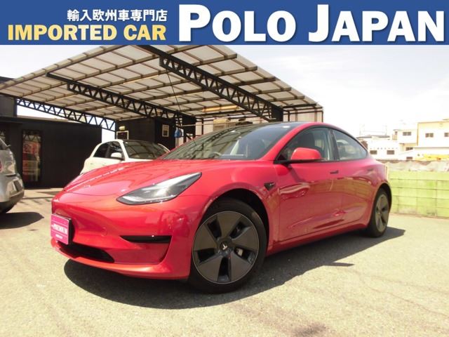2023 Tesla Model 3 Base grade - photo 1 2023 Tesla Model 3 Base grade Red Sedan for sale, Japanese used car export | GULJI TRADERS